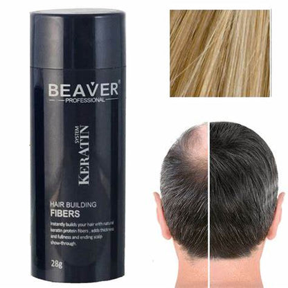 Beaver Professional  Hair Building Fibers Light Brown 12g