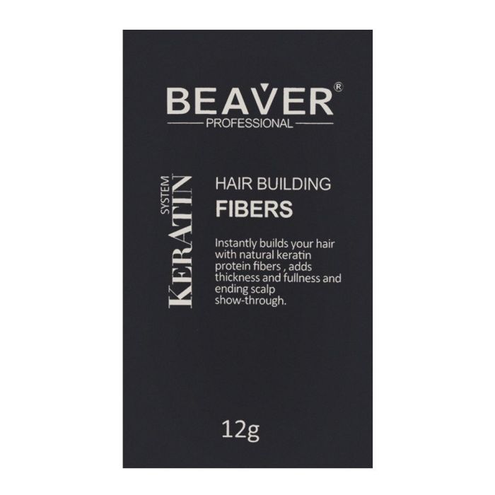 Beaver Professional  Hair Building Fibers Light Brown 12g