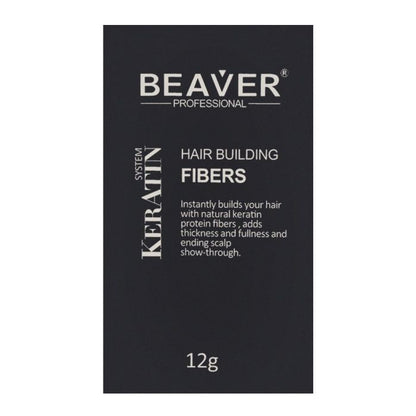 Beaver Professional  Hair Building Fibers Light Brown 12g