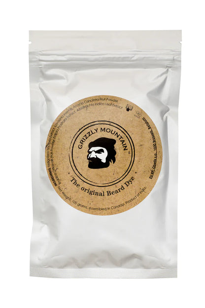 Grizzly Mountain Beard Dye Brown Refill Pack