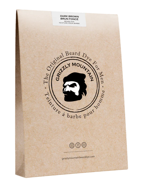 Grizzly Mountain Beard Dye - Dark Brown